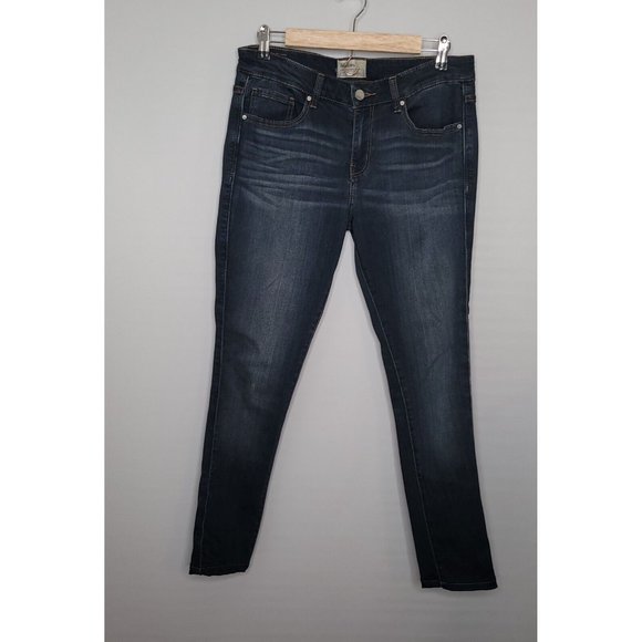 BKE Buckle Denim - BKE Buckle Womens Stella Skinny Jeans 31 R Dark Wash Denim